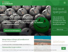 Tablet Screenshot of alm.landbobanken.dk